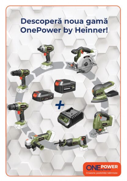 ONE POWER by HEINNER UNIVERSAL CHAINSAW 18V 2800RPM