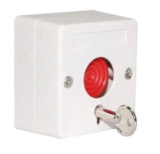 Panic button with key