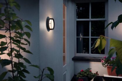 ACTEA WALL LANTERN BLACK 1X12W 176V - Image 3