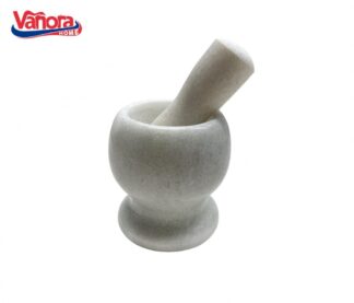 MORTAR WITH MARBLE PESTLE, DIA 9.5 CM
