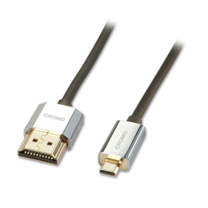 Lindy HDMI cable - mHDMI Chrome Slim 2m