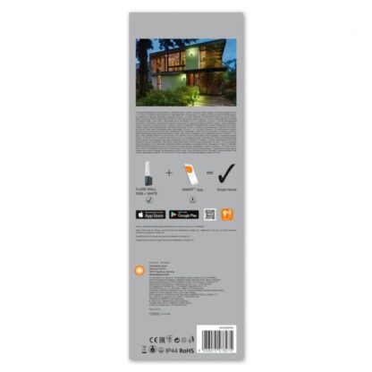 SMART OUTD WIFI FLARE WALL RGBW DG LEDV - Image 3