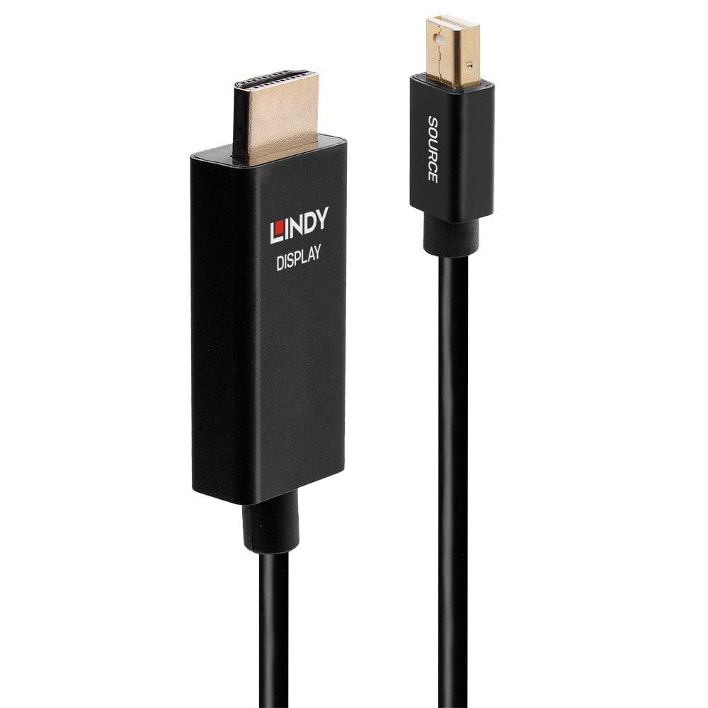 Lindy 2m Active mDP to HDMI (HDR) cable - EU Supplies