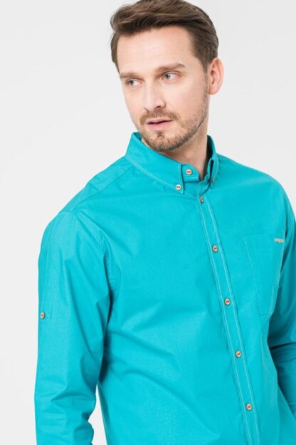 Men's Casual Shirt Turqoise L