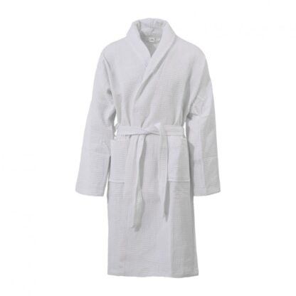 EMBOSSED COTTON SPA ROBE UNISEX S/M