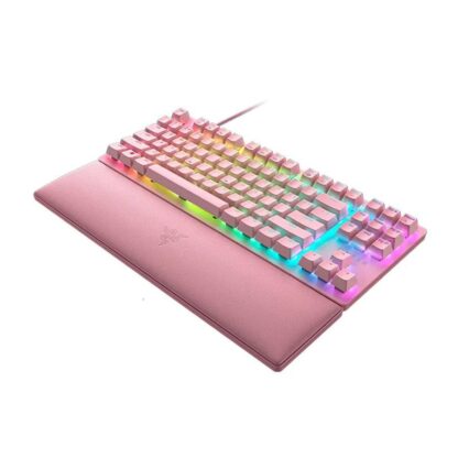 Razer Huntsman V2 TKL (Red Sw) Quartz - Image 3