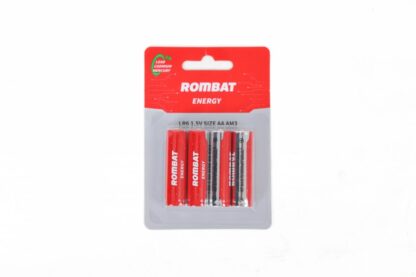 BATTERIES ROMBAT AA LR6 12 BLISTEREx4PCS