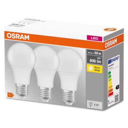 BASECLA60 8,5W/827 230VFR E27 FS3 OSRAM - Image 2