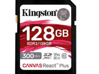 SD CARD Kingston 128GB CL10 UHS-I Canvas React Plus