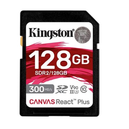 SD CARD Kingston 128GB CL10 UHS-I Canvas React Plus