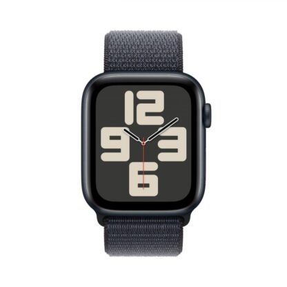 Apple Watch SE GPS + Cellular 40mm Midnight Aluminium Case with Ink Sport Loop - Image 3