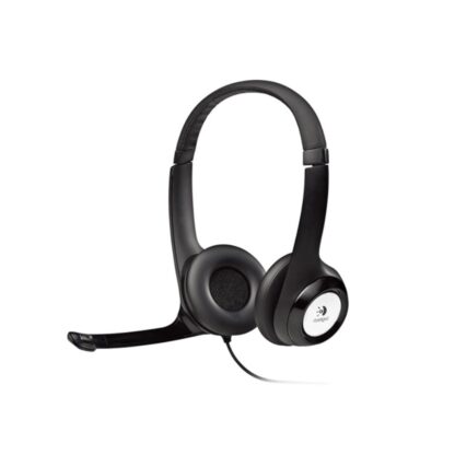 Logitech H390 Headphones with Microphone, Black