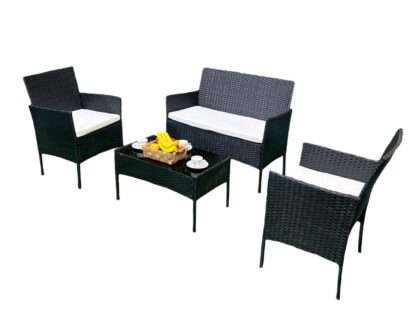 HEINNER FURNITURE SET 4 PIECES BLACK - Image 5