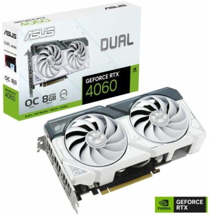 VGA Asus Dual RTX 4060 WHITE OC 8G
