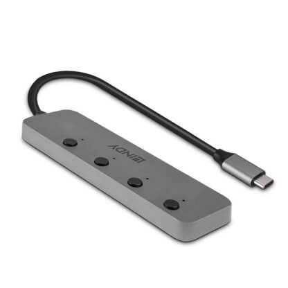 Hub Lindy 4 Port USB 3.2 On/Off button - Image 2