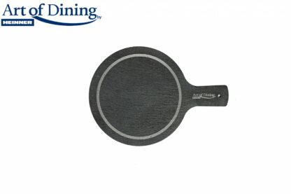 ROUND SLATE PLATE, WITH HANDLE, 28X20CM
