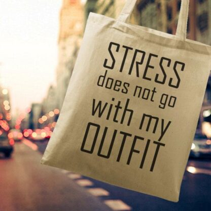 Cotton shopping bag with printings - Image 2
