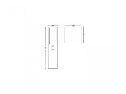 LED POLE PHILIPS HUE IMPRESS 77CM - Image 2