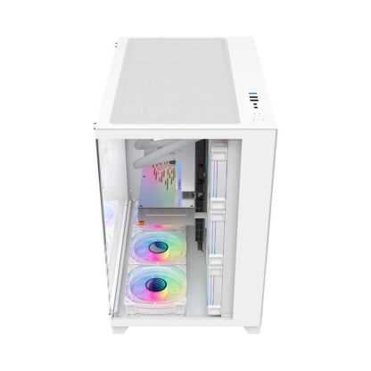 PC Case 1STPLAYER Gaming MV8 WHITE - Image 3