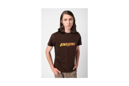 ORANGE LOGO T-SHIRT FOR MEN COFFEE-XL