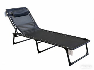 HR SEZLONG REGLABIL 189*58*30CM, Black