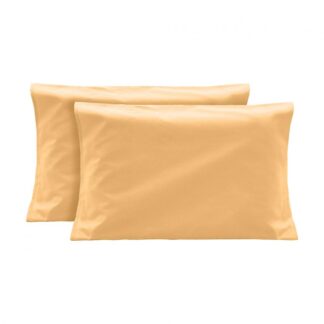 SET OF 2 PILLOWCASE 50X70 CM YELLOW PALM