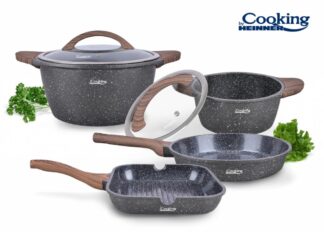 COOKING SET 6 PIECES CAST ALUMINUM, PARIS