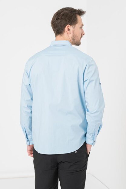 Men's Casual Shirt Light Blue Xxl - Image 3