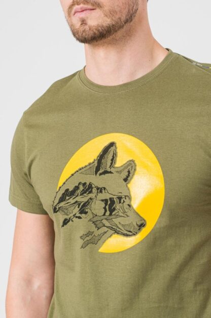 Casual T-shirt Ciucas Barbati Khaki-Xxl - Image 5