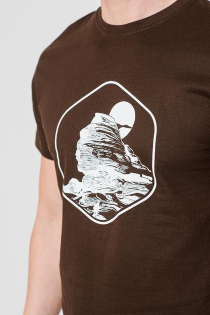 Men's Sphinx Coffee-Xxl Casual T-Shirt - Image 6