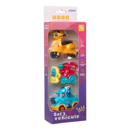 SET OF 3 INERTIA DRIVEN VEHICLES - Image 3