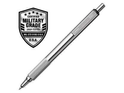 Zebra F-xMD Retractable Stainless Steel Ball Pen