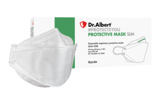 DrAlbert FFP2 Disposable respiratory protective masks single use SLIM-1308 - 10EA