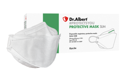 DrAlbert FFP2 Disposable respiratory protective masks single use SLIM-1308 - 10EA
