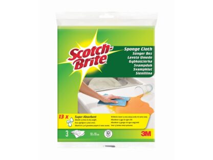 Sponge Cloth, 3 pieces/ pack Scotch Brite 3M