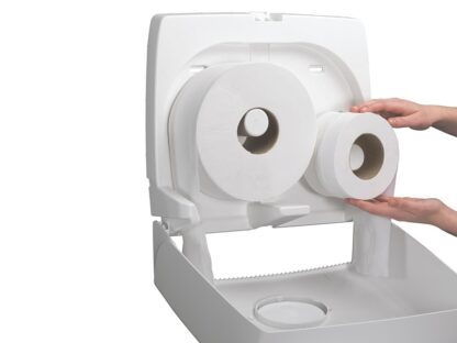 Aquarius Toilet Tissue Dispenser - Jumbo Non-Stop / White