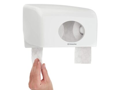 Aquarius Toilet Tissue Dispenser - Small Roll / White