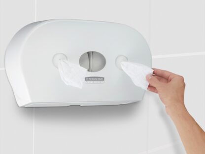 Kimberly-Clark Professional Toilet Tissue Dispenser - Centrefeed Roll / White /Jumbo