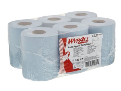 WypAll Reach Food & Hygiene Wiping Paper - Centrefeed / Blue