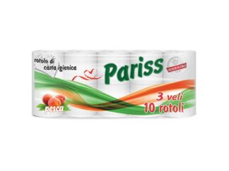 Scented toilet paper 3 ply x 10 rolls Paris