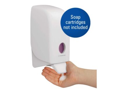 Aquarius Hand Cleanser Dispenser - Cassette / White / 1 Litre