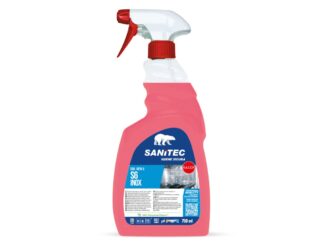Degreasing detergent for hard metal surfaces