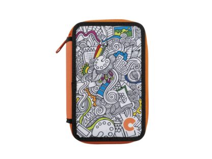 Pencil case Carioca Color 3 zip - Image 2