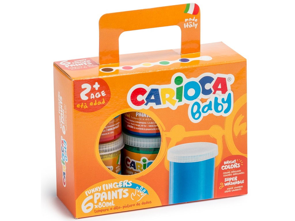 Watercolors Baby Finger Paint Carioca 500ml - EU Supplies