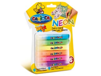 Carioca Fabric Art Neon, 6x10.5 ml