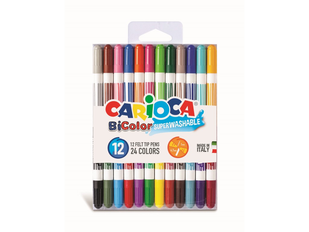 Carioca BRUSH TIP markers 10 colors