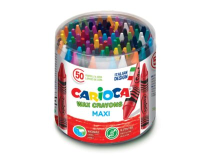 Wax crayons Maxi Carioca 50 / cut