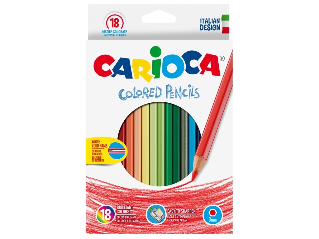 Carioca pencils 18 / set - EU Supplies