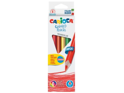 Triangular pencils Maxi Carioca 6 / set