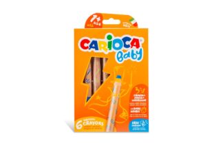 Color pencils 3 in 1 Baby 1+ Carioca, 6/set